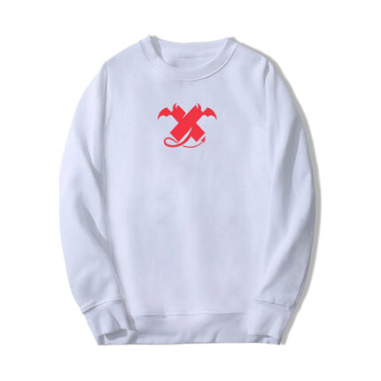 Colby Devil X White Sweatshirt