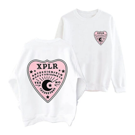 Xplr Planchette Harajuku White Sweatshirt