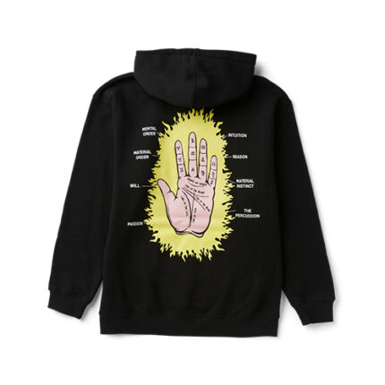 Palmistry Black Hoodie