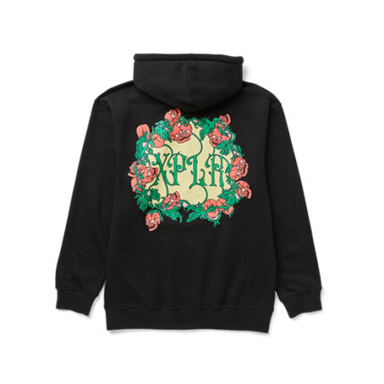 Skull Wreath Black Hoodie